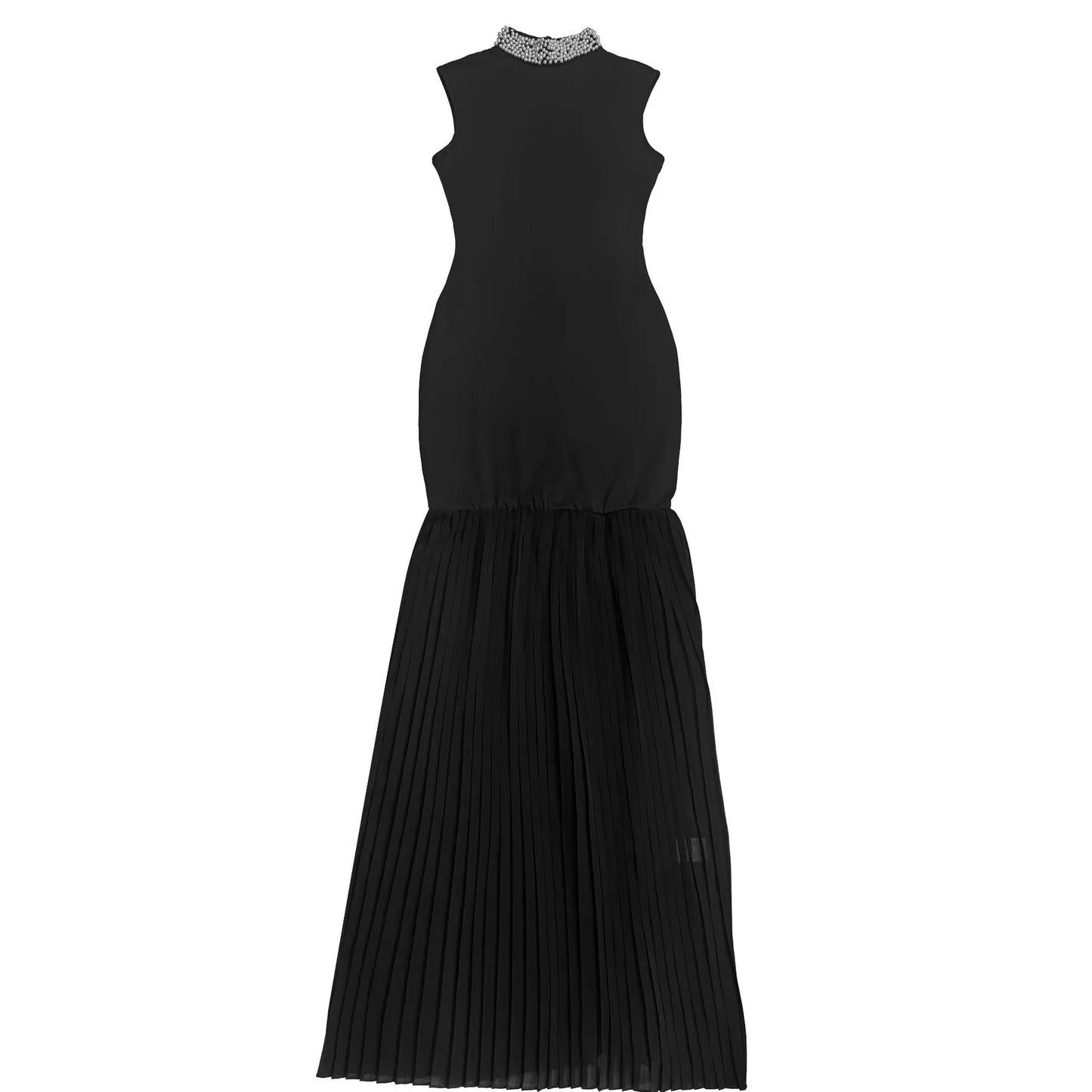 Womens Dresses Fashion Elegant Party Dresses Female Clothing Patchwork Pleated Evening Dresses Wedding Guest Woman Dress HXY262