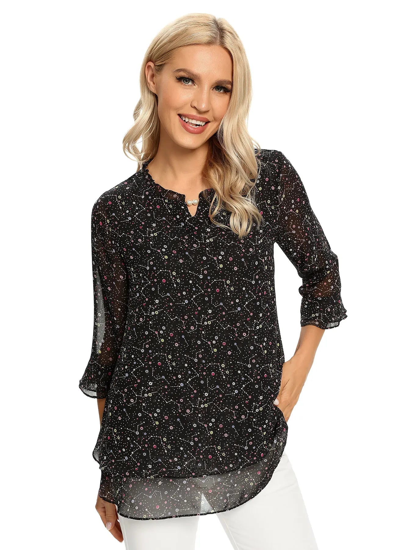 Women Woven Fashionable Casual Top For Spring And Summer SwiftNest
