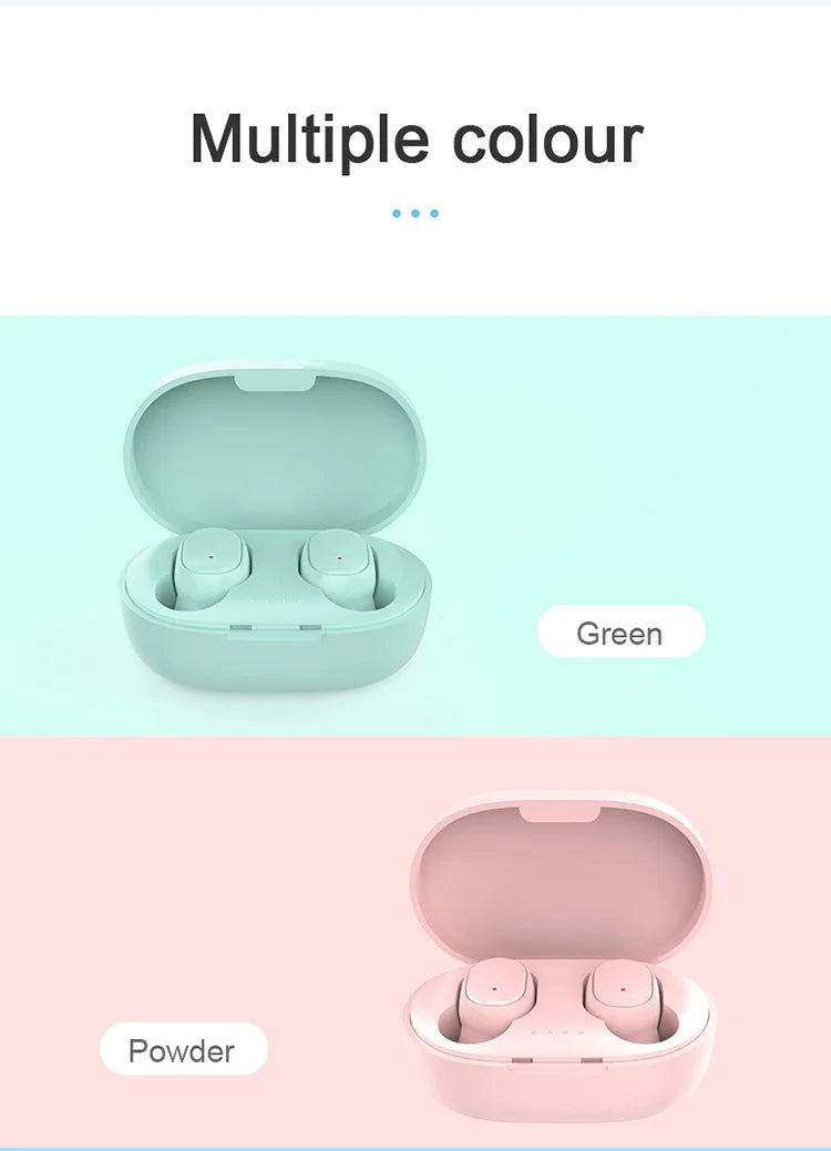 TWS Bluetooth Headphone Wireless Earphone Stereo Headset sportEarbuds microphone with charging box forsmartphone