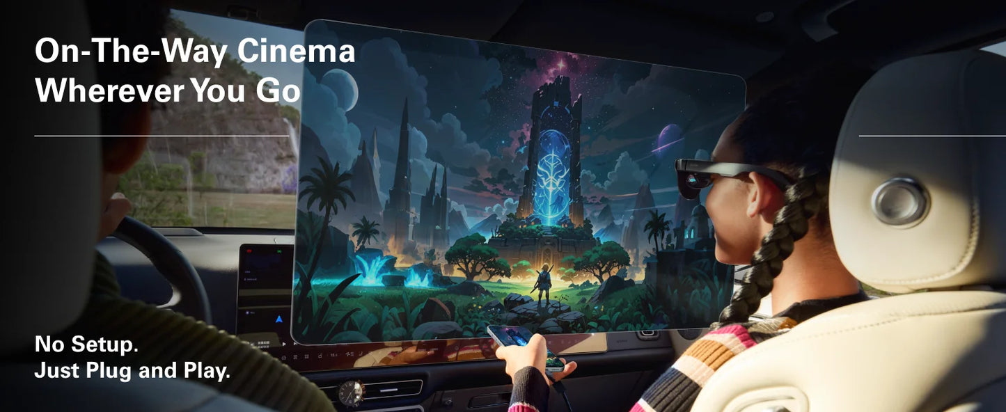 RayNeo Air 3S Pro smart AR glasses, 135-inch HD viewing, 1200Nits brightness, 3D surround sound