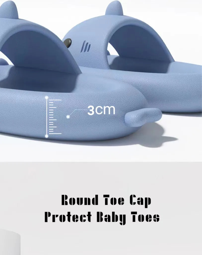 Fashion Women Shark Slippers Removable Fins Slides Indoor EVA Light Sandals Beach Couple Outside Men Shark Flip Flops