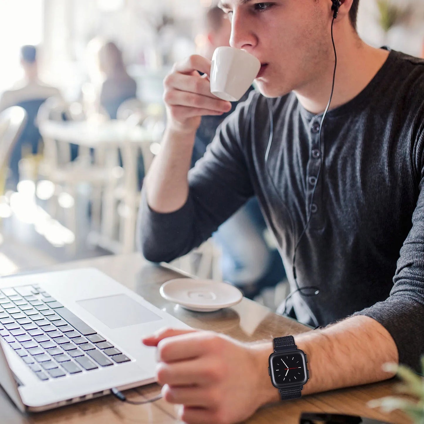 Nylon Watch Band For Fitbit Versa 3/Versa 4/Sense/Sense 2 Strap Sport Bracelet Wristband replacment For Fitbit Sense Smart watch SwiftNest