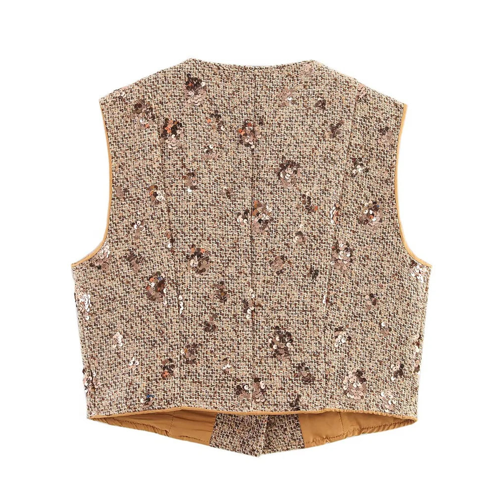 New women's clothing European and American style fashion bead embroidery coarse flower cloth small fragrant style two-piece set SwiftNest