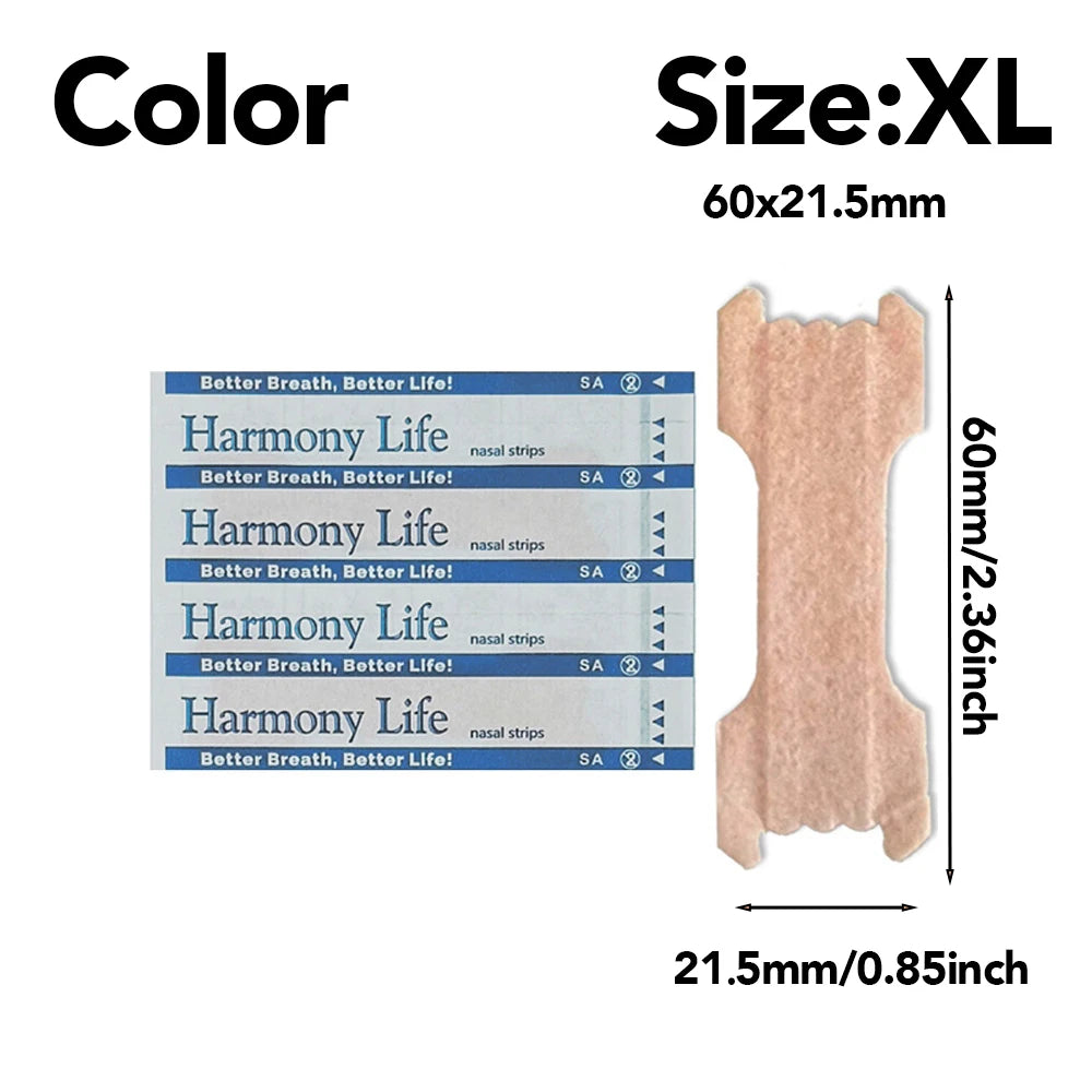10/50/100pcs Breathing Nasal Strips Right Way Stop Snoring Anti Snoring Strips Easier Better Breathe Health Care Sleeping Well