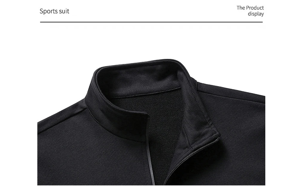 طقم ملابس رياضية للرجال، أزياء خريفية، بدلة رياضية للرجال، سويت شيرت + بنطال رياضي، طقم من قطعتين، بدلة رياضية للرجال، ملابس للجري والركض