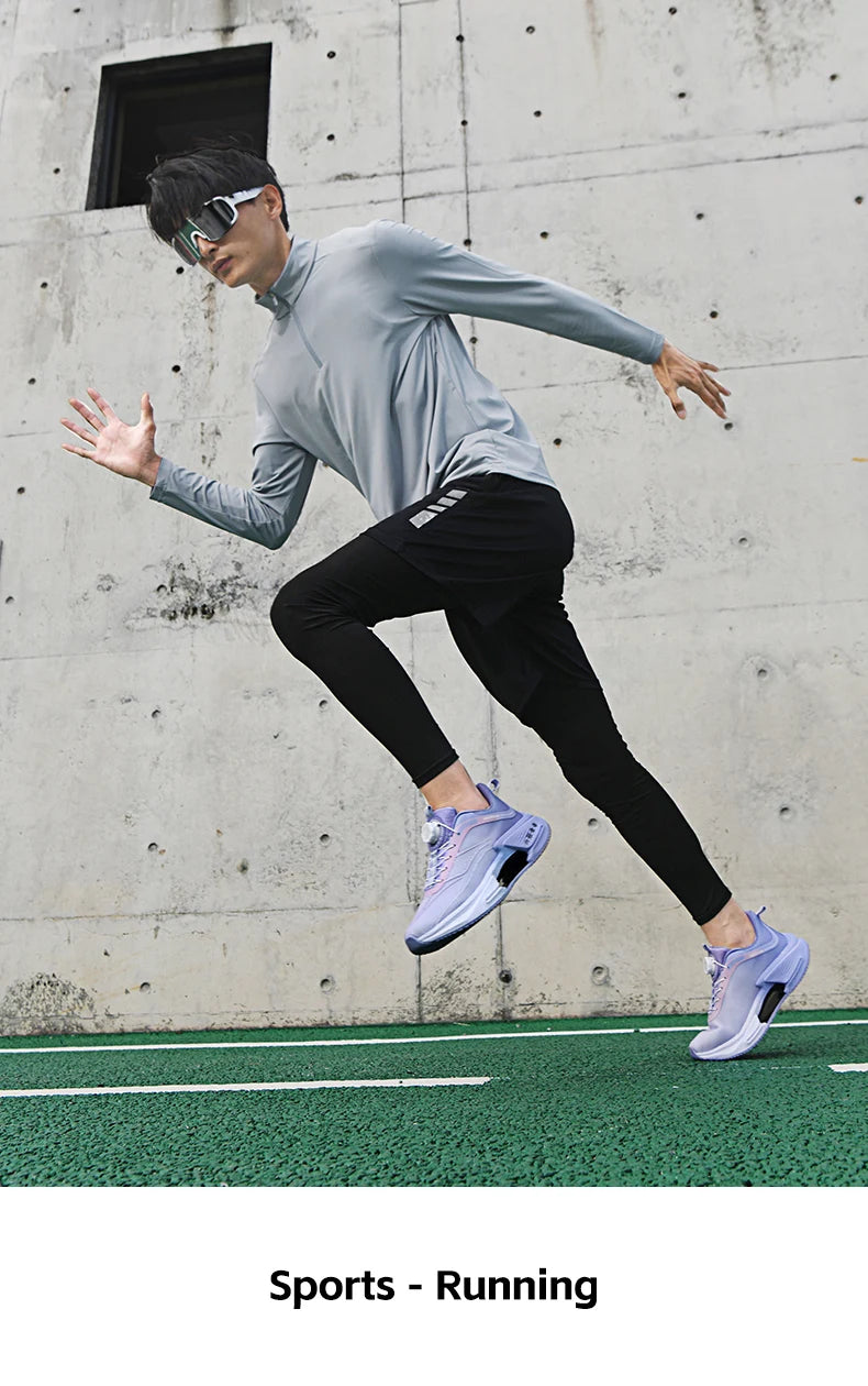 أحذية رياضية رجالية للجري، أحذية ماراثون كاجوال، خفيفة الوزن، قابلة للتنفس، مريحة، رياضية، مضادة للانزلاق، أحذية رياضية للمشي في الهواء الطلق