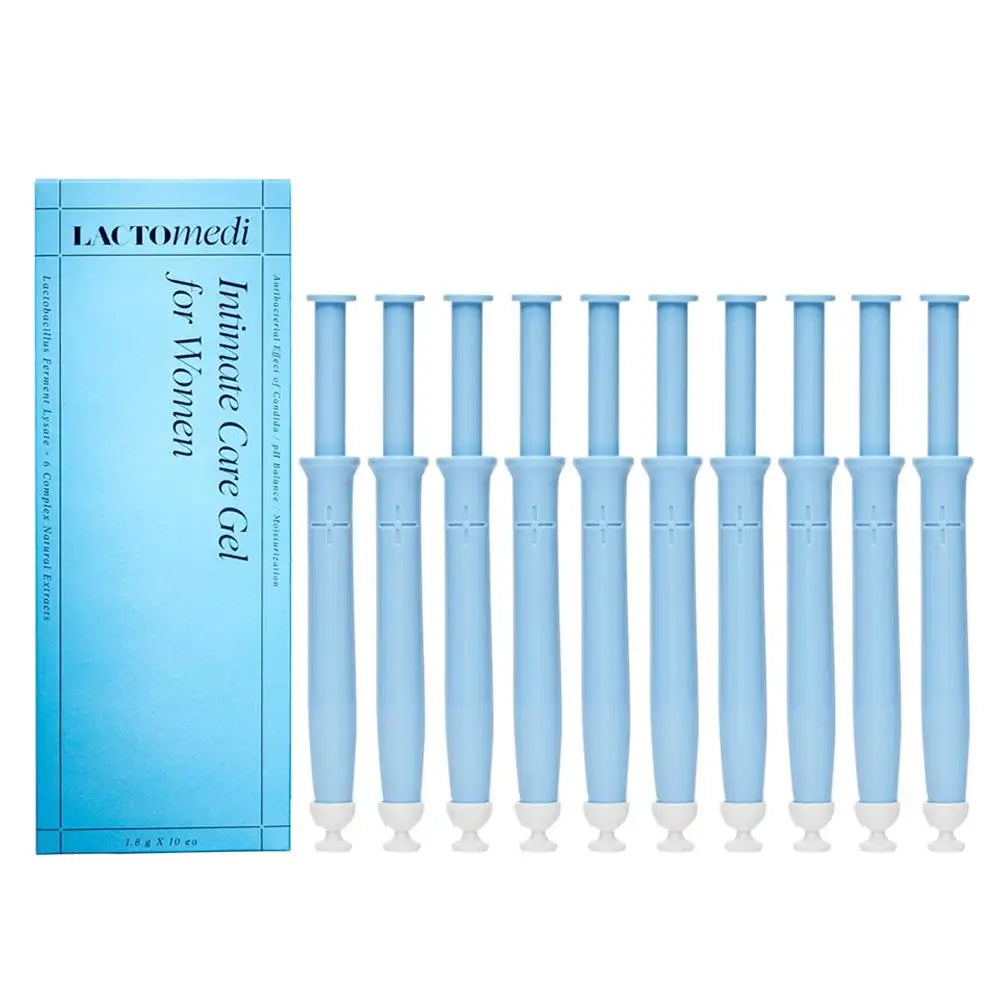 10Pcs Intimate Care Gel For Women PH Balancing Feminine Wash Antibacterial & Moisturizing Refreshing Gel