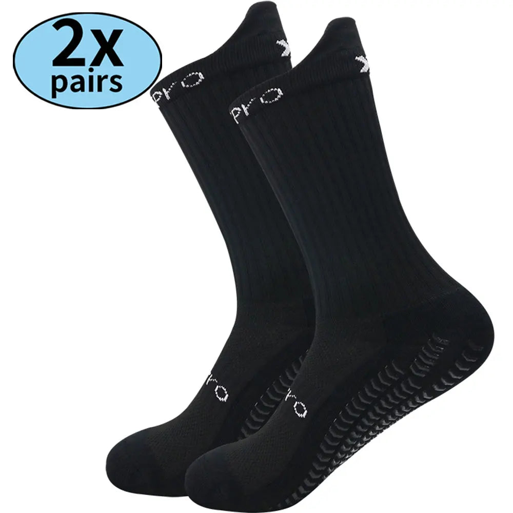 2 pairs of outdoor sports towel bottom non-slip breathable dispensing Basketball football game sports socks