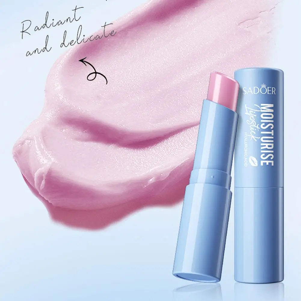 Hyaluronic Acid Lipstick Lips long-lasting Moisturizing Nourishing Soothing Dryness Brightening Lip Balm Beauty Skin Care
