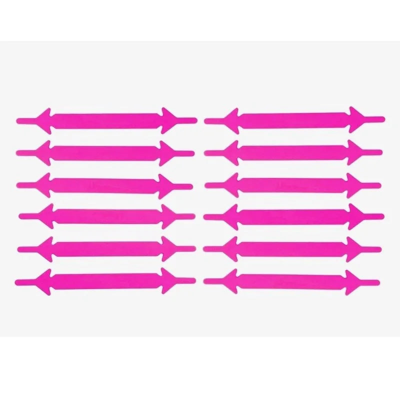 12Pcs Silicone Shoelaces for Shoes No Tie Shoe laces Elastic Laces Sneakers Kids Adult Rubber Shoelace One Size Fits All Shoes