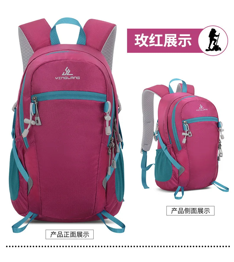 Lightweight and Portable 20L Outdoor Sports Backpack for Hiking Climbing Traveling backpacks school bag mochilas