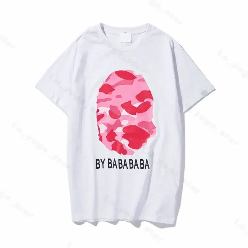 Fashion T Shirt for Men Women Summer Black White T-Shirts Clothing Polos Short Sleeve Luxurys Clothes High Quality Cotton Tops