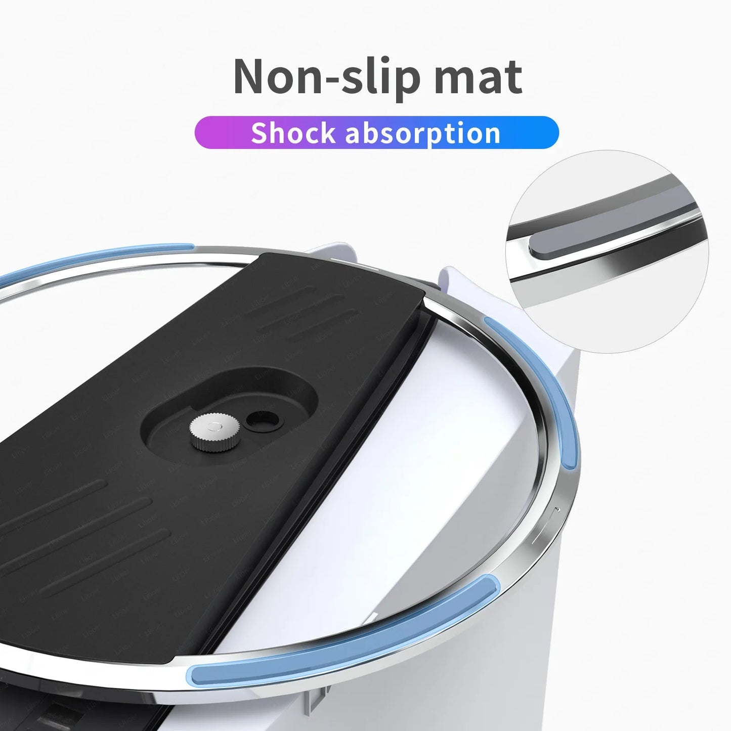 Portable Metal Vertical Stand for PS5 Slim/Pro Digital Disk Version Anti-Slip Base Holder for PS5 Pro Console Accessories SwiftNest