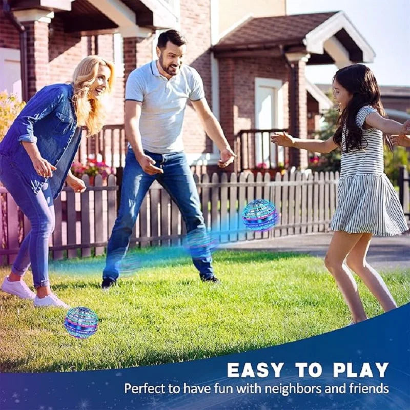 Toys For Kids Luminous Toys Flying Ball Sensing Automatic Rotation Magic Ball Children's Games Outdoor Party Toys Holiday Gifts