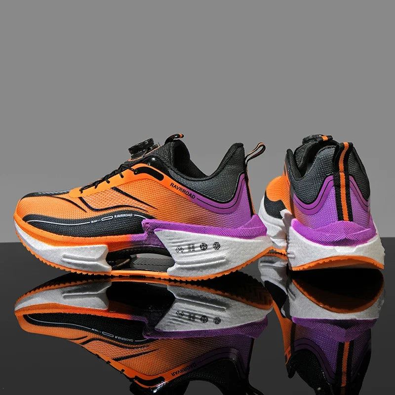 أحذية رياضية رجالية للجري، أحذية ماراثون كاجوال، خفيفة الوزن، قابلة للتنفس، مريحة، رياضية، مضادة للانزلاق، أحذية رياضية للمشي في الهواء الطلق