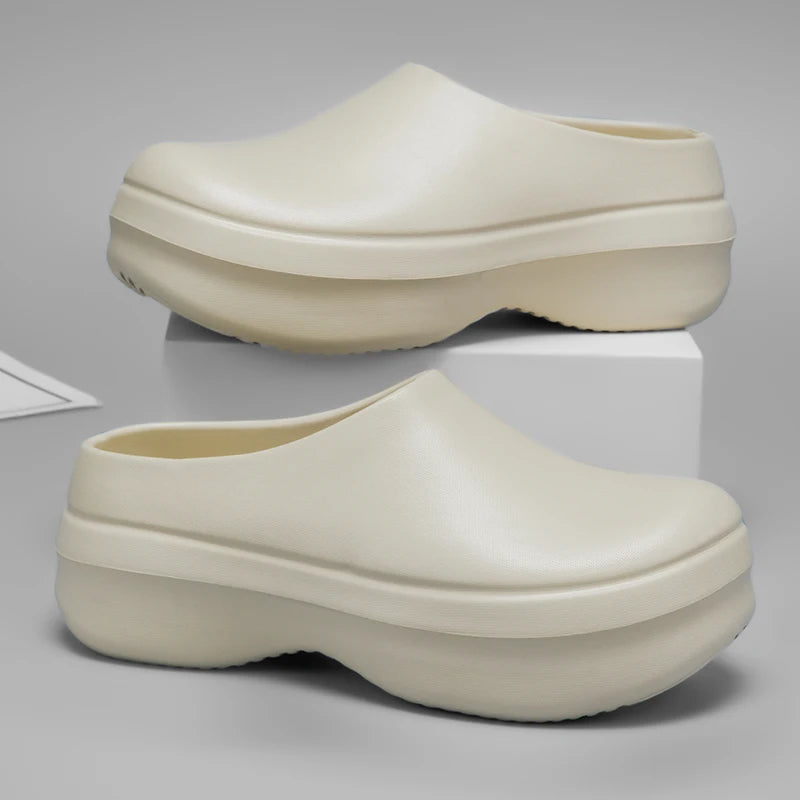 Fashion EVA Men Casual Shoes Thick Soles Sandals WaterProof Anti Slip Work Shoes Women Comfort Nurse Shoes Couple Garden Clogs