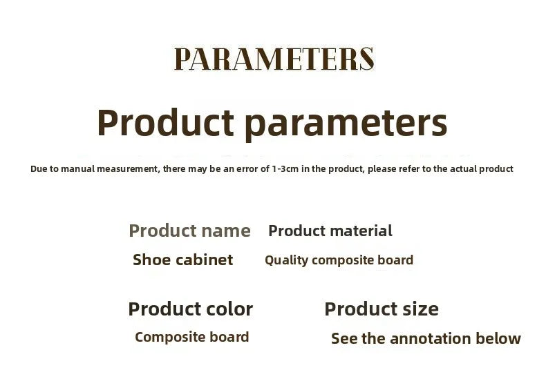 Home shoe cabinet multi-layer large-capacity shoe rack dustproof and breathable entrance storage cabinet