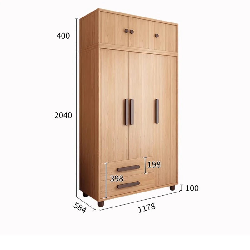 Storage Wooden Wardrobes Bedroom Hanger Shirts Clothing Wardrobes Layered Apartment Ropero Armable De Ropa House Accessories