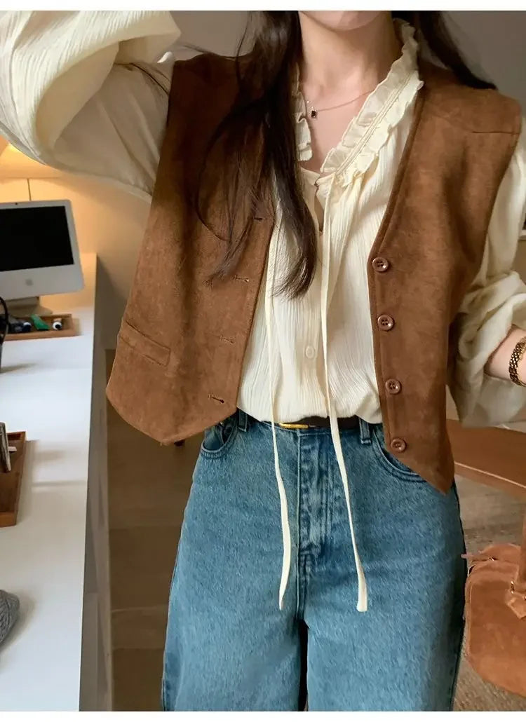 سترات أنيقة للنساء، معطف ربيعي وخريفي، مناسب لجميع المناسبات، كاجوال، موضة كورية، أناقة هاراجوكو، ملابس الشارع، أناقة نسائية