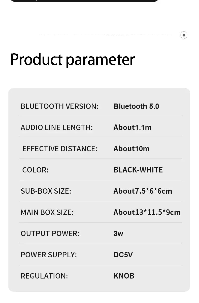 Bluetooth Speaker Home Theater Sound Bass System Mini Speakers Desktop Computer MP3 Player Audio for PC Phone Subwoofer Soundbar