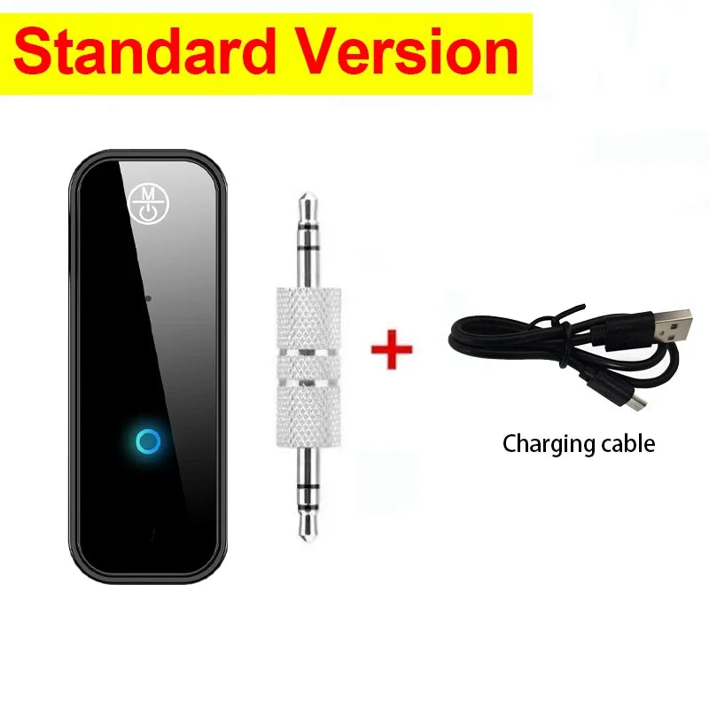 2 in 1 Bluetooth Transmitter Audio Receiver 3.5MM AUX With Mic Handsfree Stereo Music Wireless Adapter For TV PC Car Kit