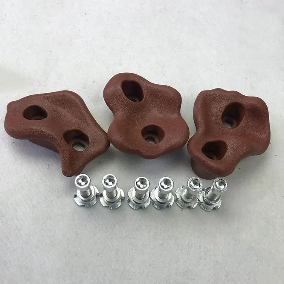 Toys For Children Kids Rock Climbing Wall Holds Games Children Wood Wall Climbing Stones Toys Child Playground Outdoor Playset