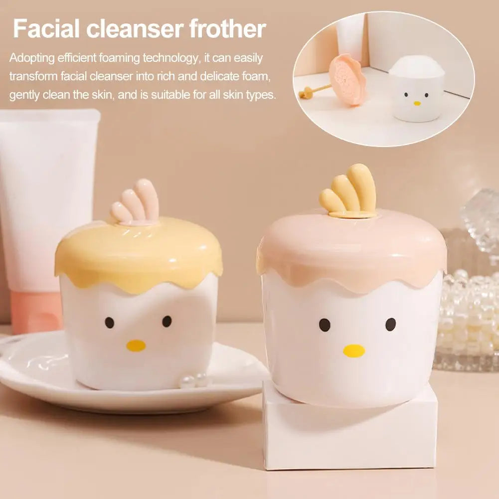 Foam Maker Bubble Skin Care Beauty Face Cleaning Bubble Foamer Device Cleansing Cream Portable Facial Makeup Remover Tool