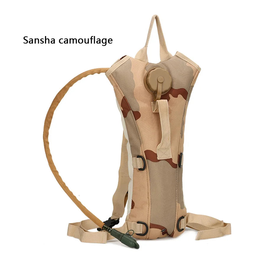 Sports backpack with 3L waterproof water bladder, suitable for running, jogging and cycling