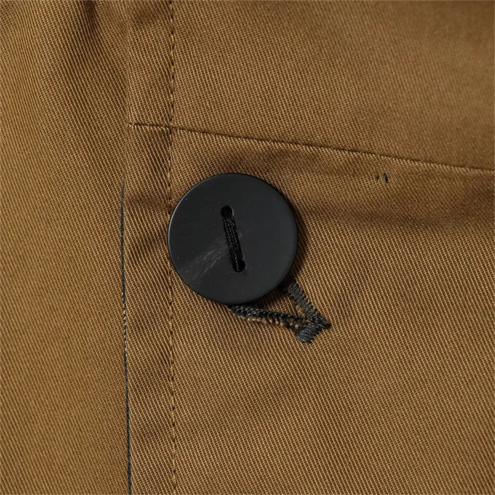 s new women's clothing is fashionable casual loose fit high neck design double-sided windbreaker jacket