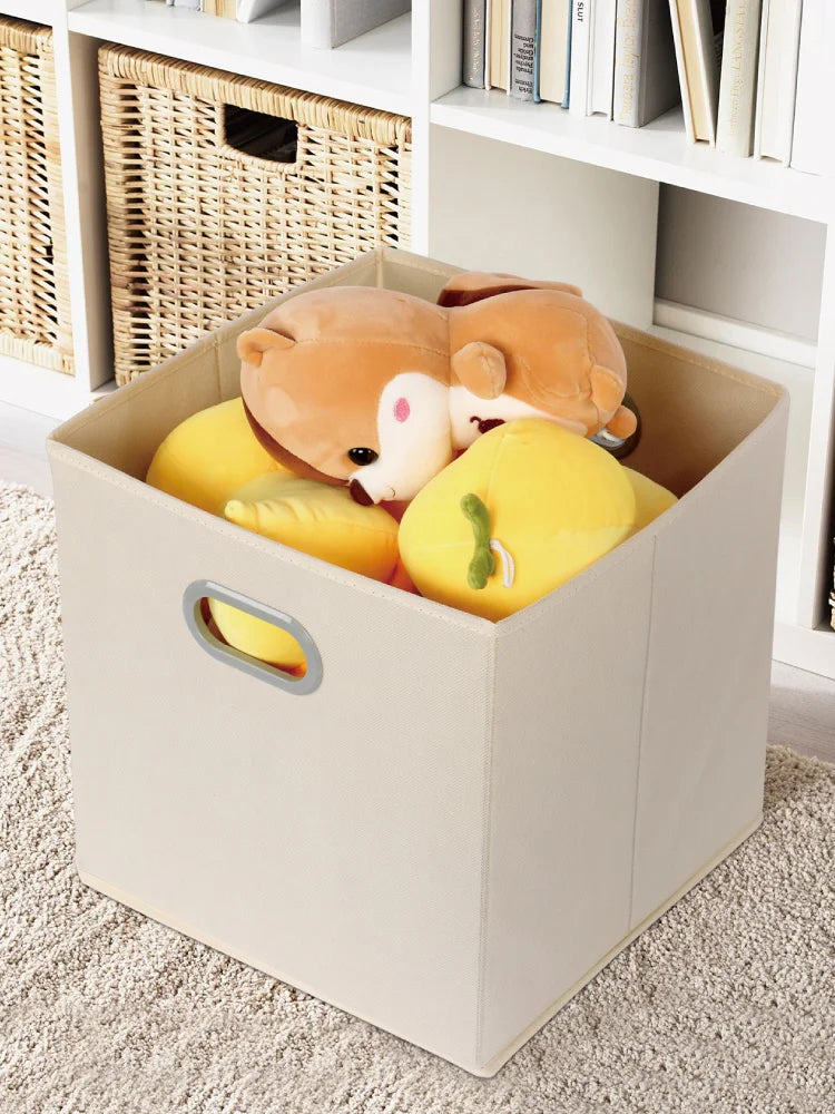 Square id Storage Box Home Dormi Staable Storage Bin Bookcase Storage Box Toy Miscellaneous Item Organizer Box