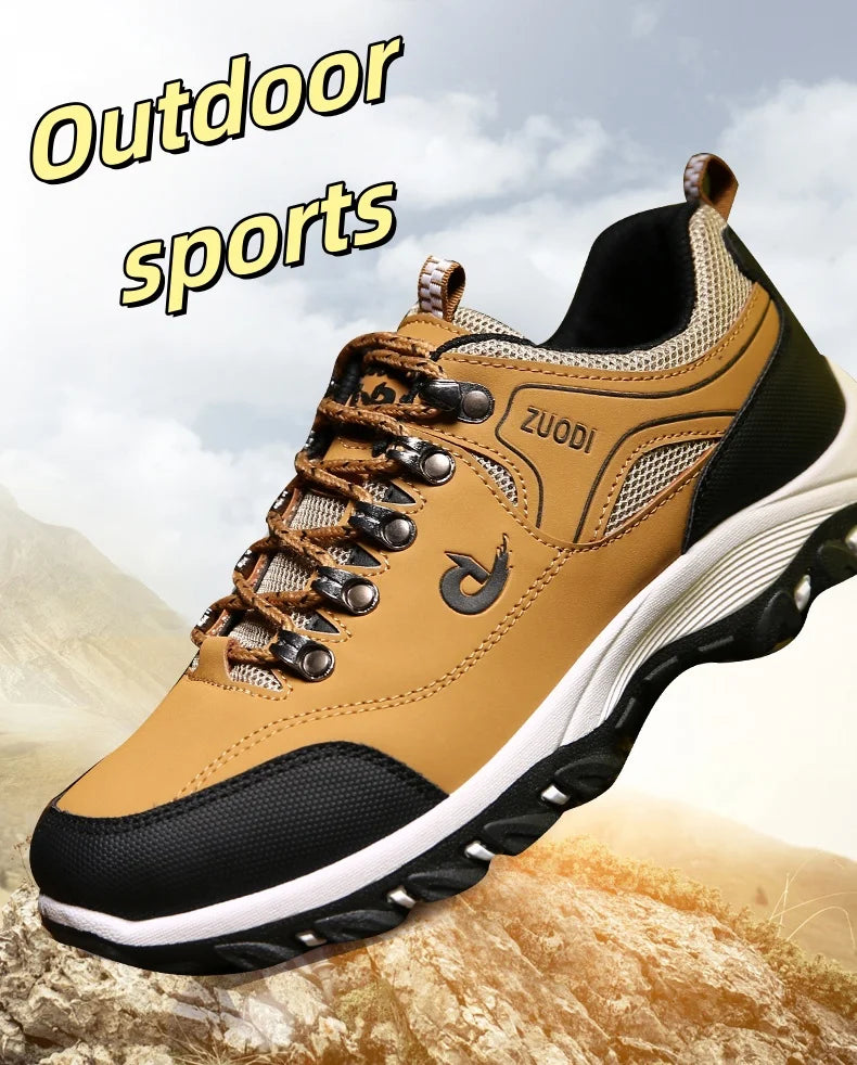 High-Quality Sports Shoes Men's Casual Shoes, Waterproof And Lightweight, Suitable For Outdoor Hiking, Mountaineering, City Work