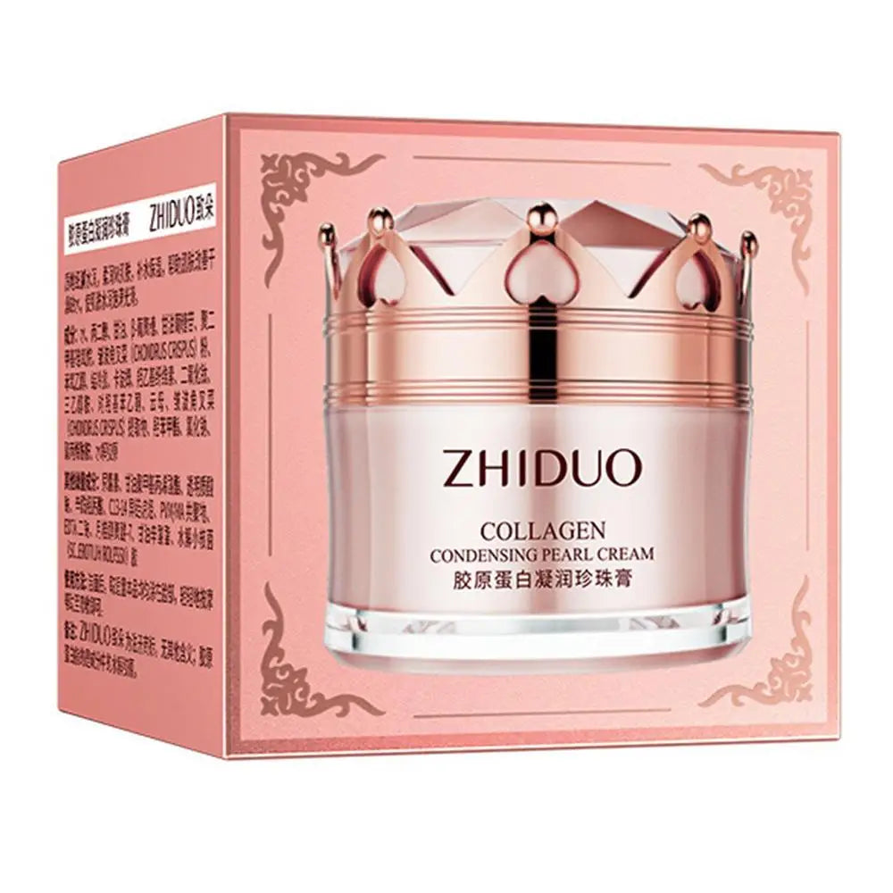 Collagen Moisturizing Pearl Cream Facial Moisturizer Face Care Product Deep Moisturizing Skin Softening Moisturizing Cream