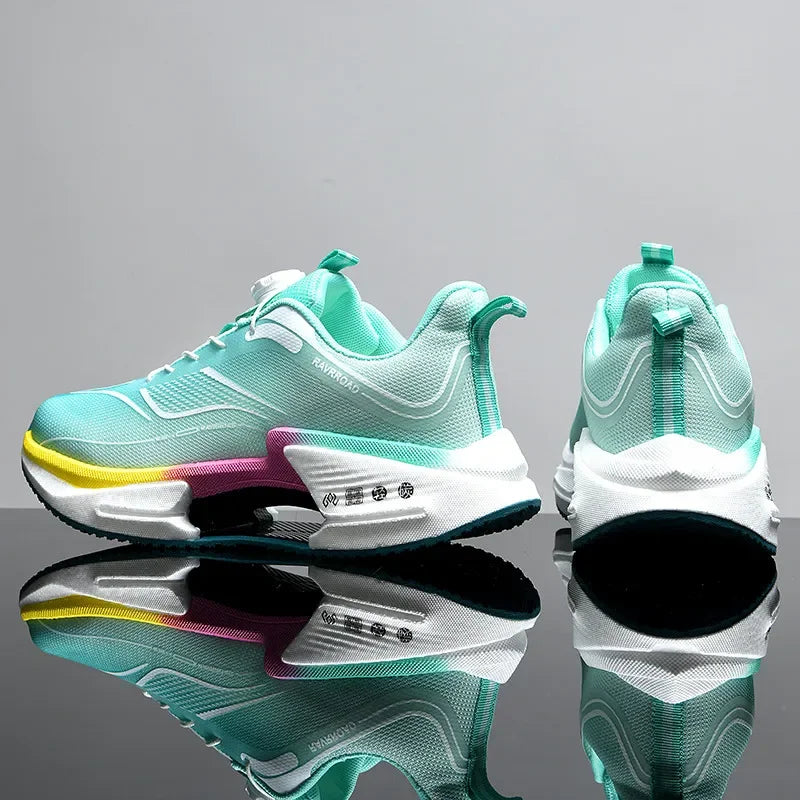 أحذية رياضية رجالية للجري، أحذية ماراثون كاجوال، خفيفة الوزن، قابلة للتنفس، مريحة، رياضية، مضادة للانزلاق، أحذية رياضية للمشي في الهواء الطلق