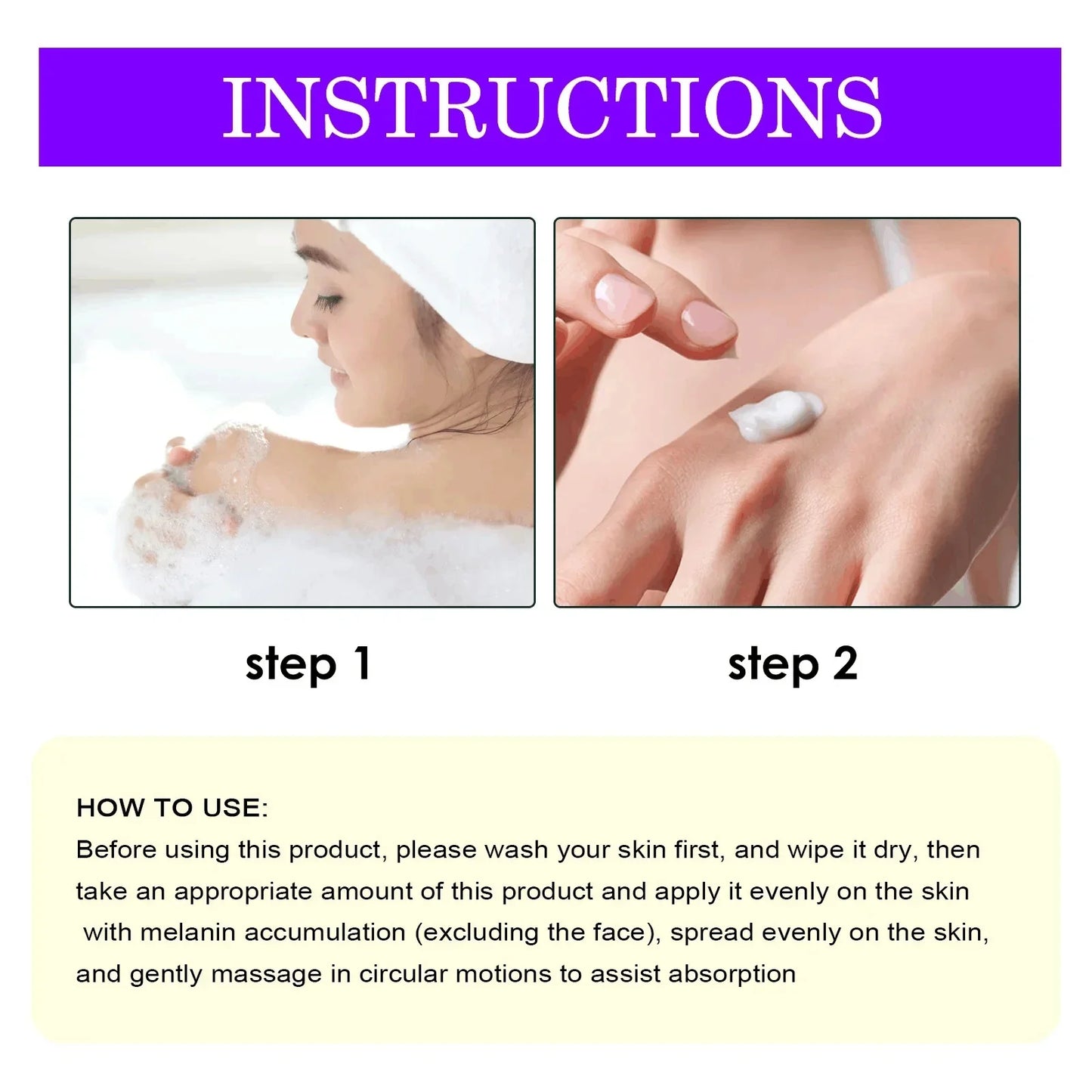 كريم تبييض المناطق الحساسة للجسم، مصل الجسم الوردي، تفتيح الميلانين، تحت الإبطين، الوركين، الفخذين الداخليين، تفتيح وإصلاح العناية بالأجزاء الخاصة