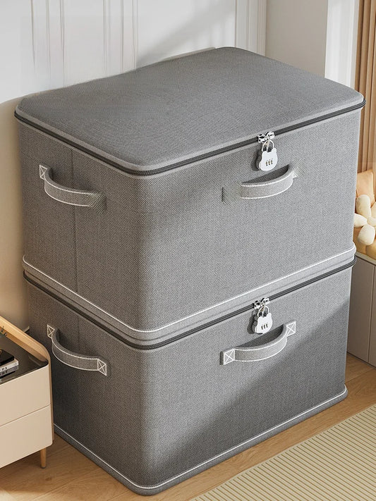 Large Capaci Loable Fabric Storage Box Foldable Organizer for Clothes And Accories Home And Office Use Wardrobe Solution