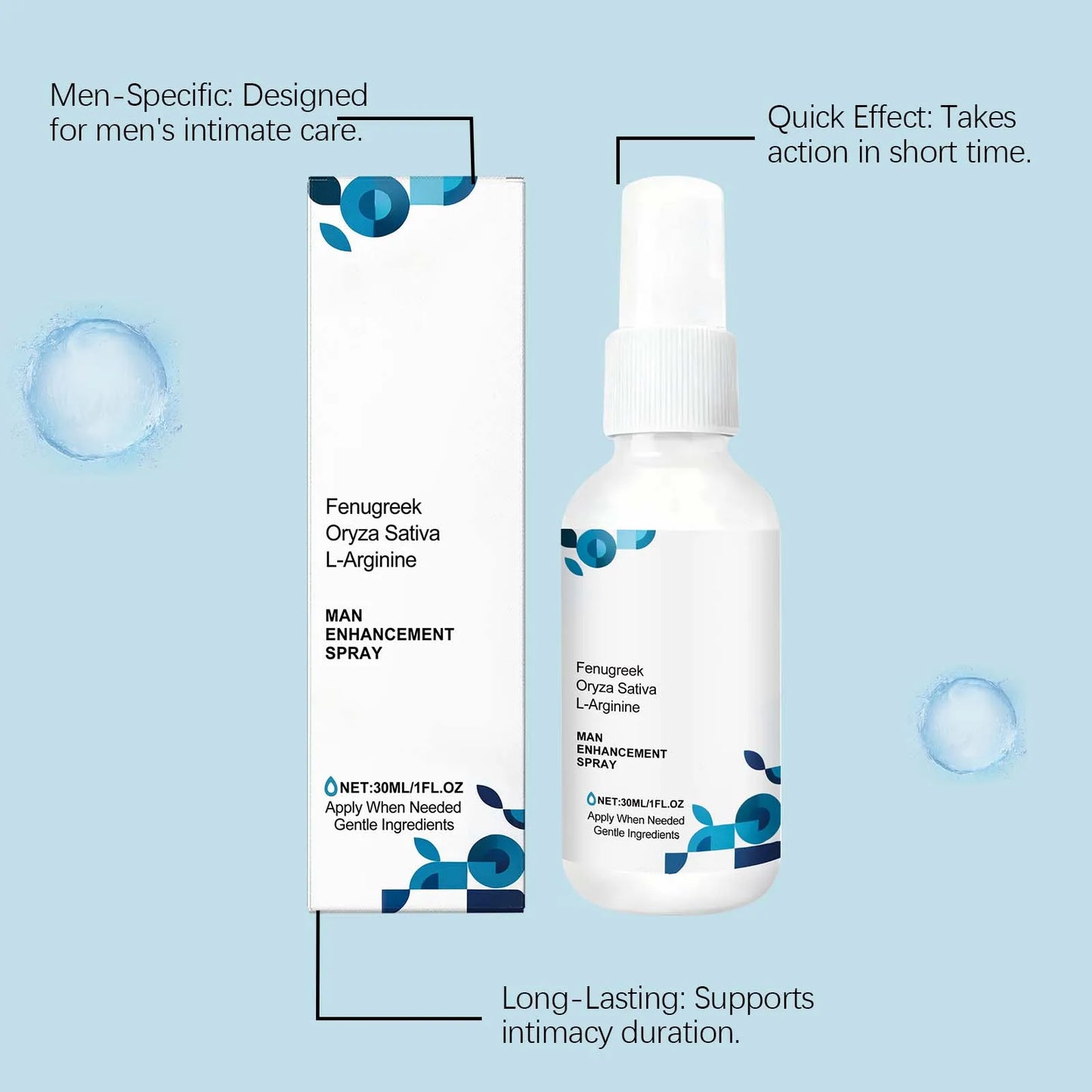 رذاذ العناية بالجسم للرجال: مكونات لطيفة تغذي البشرة وتحميها، وتوفر حيوية يومية لبشرة مريحة