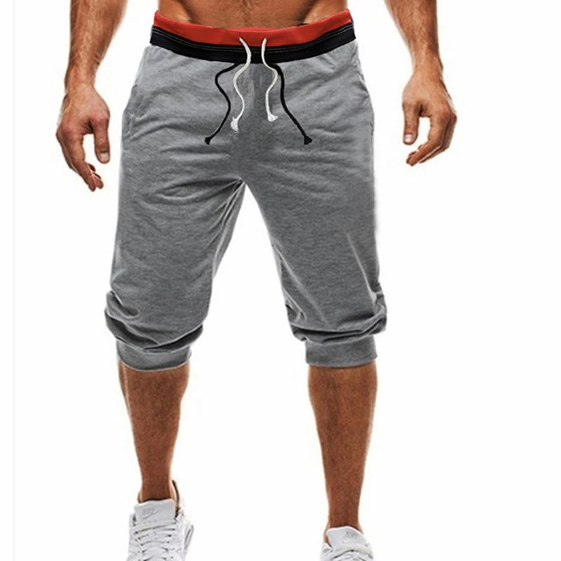 سراويل قصيرة عصرية للرجال، سراويل رياضية كاجوال، سراويل رياضية فضفاضة كبيرة الحجم للأنشطة الخارجية، سراويل رياضية قصيرة للرجال
