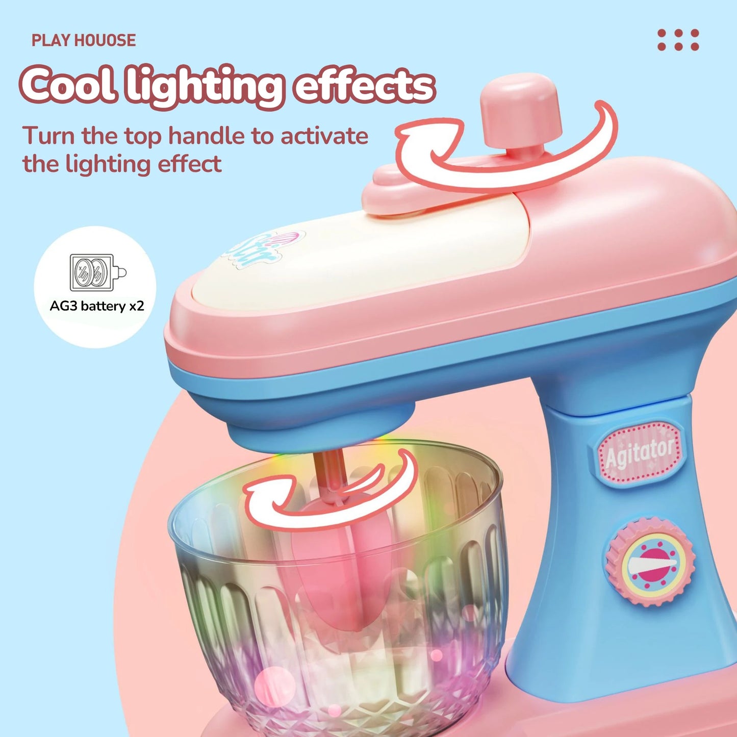 Kids Pretend Play House Simulation Kitchen Appliances Playset Juicer Mixer Vacuum Toaster Set Household Educational Toys Xmas