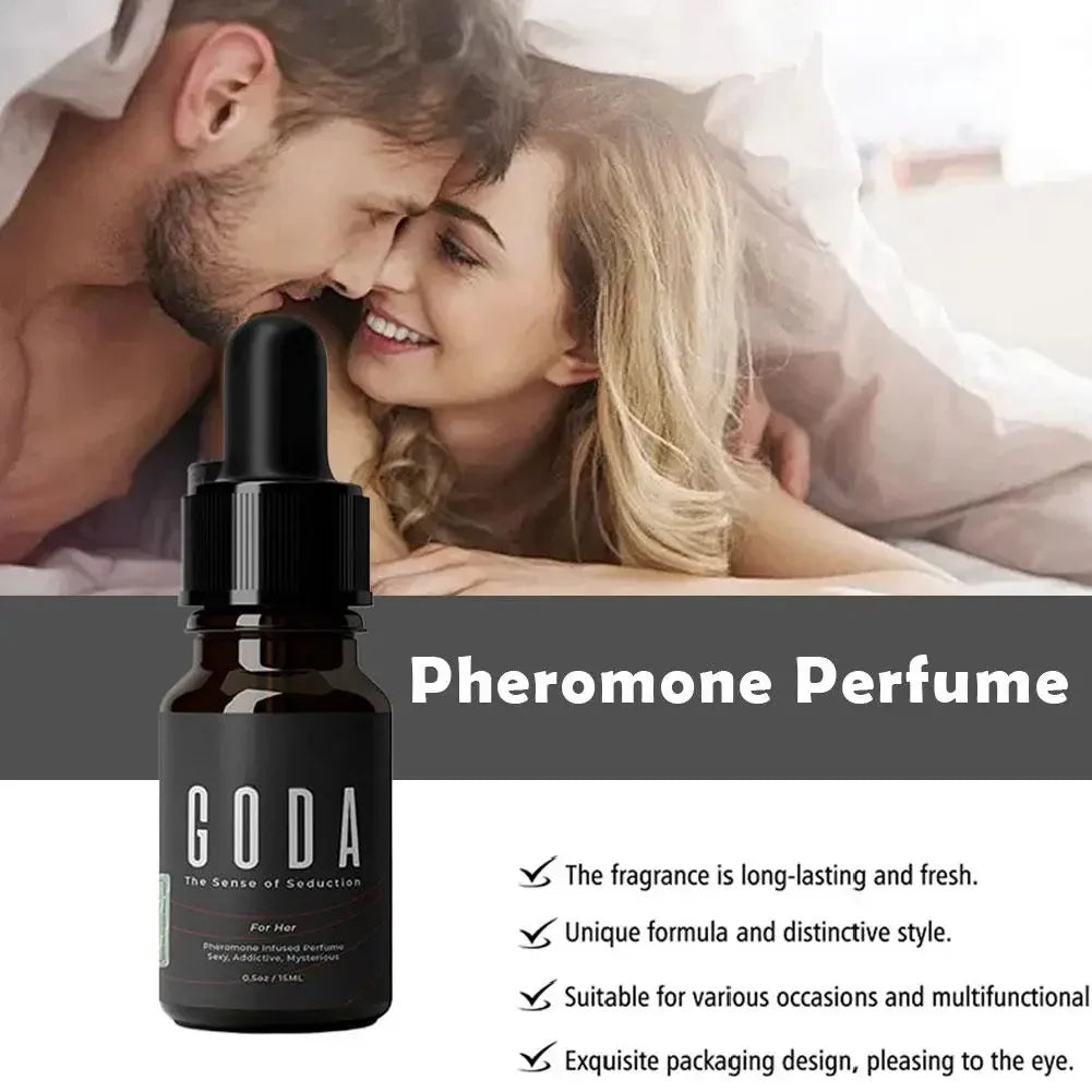 15ml/0.50 Fl. Oz Pheromone Perfume Long Lasting Natural Refreshing Body Essence Fragrance Attraction Erotic Perfum For Men Women SwiftNest