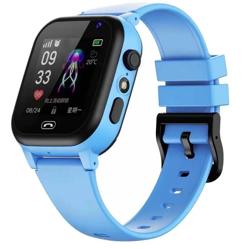 Kids Smart Watch SOS LBS Location Sim Card Call Child SmartWatch Camera IP65 Waterproof Watch Phone For Boys Girls Present Gift