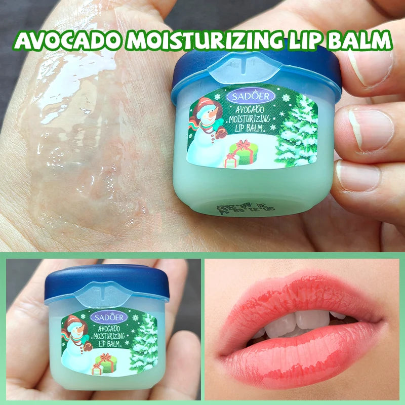 Christmas Gift Box,Lip Balm 4PCS/box Lip Makeup Set, Durable Moisturizer, Christmas Women's Gift Nourishing Lipstick Skin Care