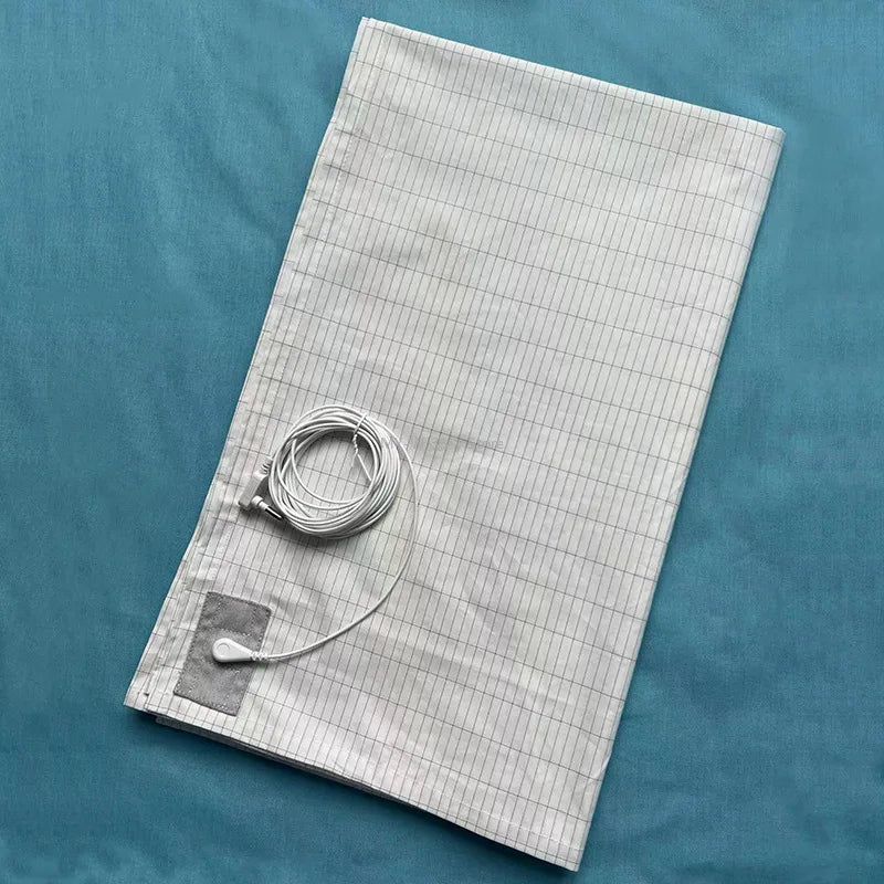 ملاءة سرير أرضية ملاءة مسطحة Earth Benefit Nature Health Well Grounded اتصال ذهبي سلك أرضي مقابس AU / مقابس UK / مقابس EU