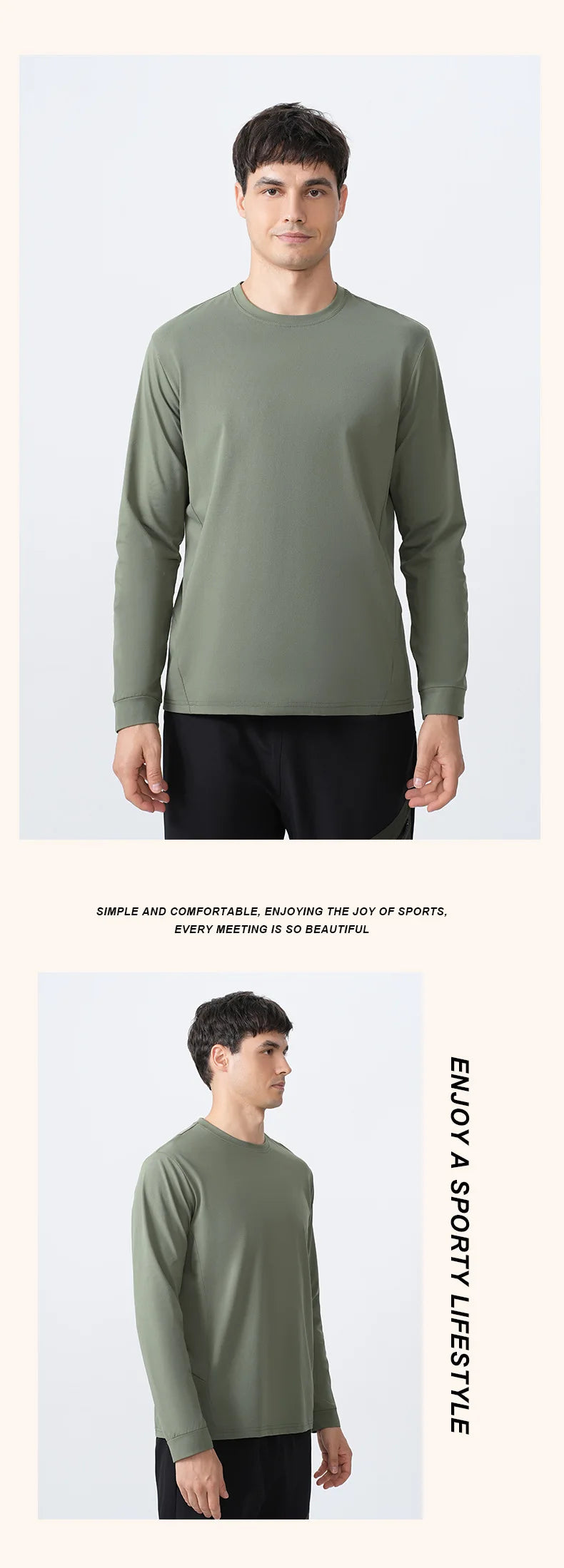 New Creative Outdoor Sports T-shirt Men's Bottom Round Neck Top Loose Casual Wear Tops Running Fitness Training Clothes