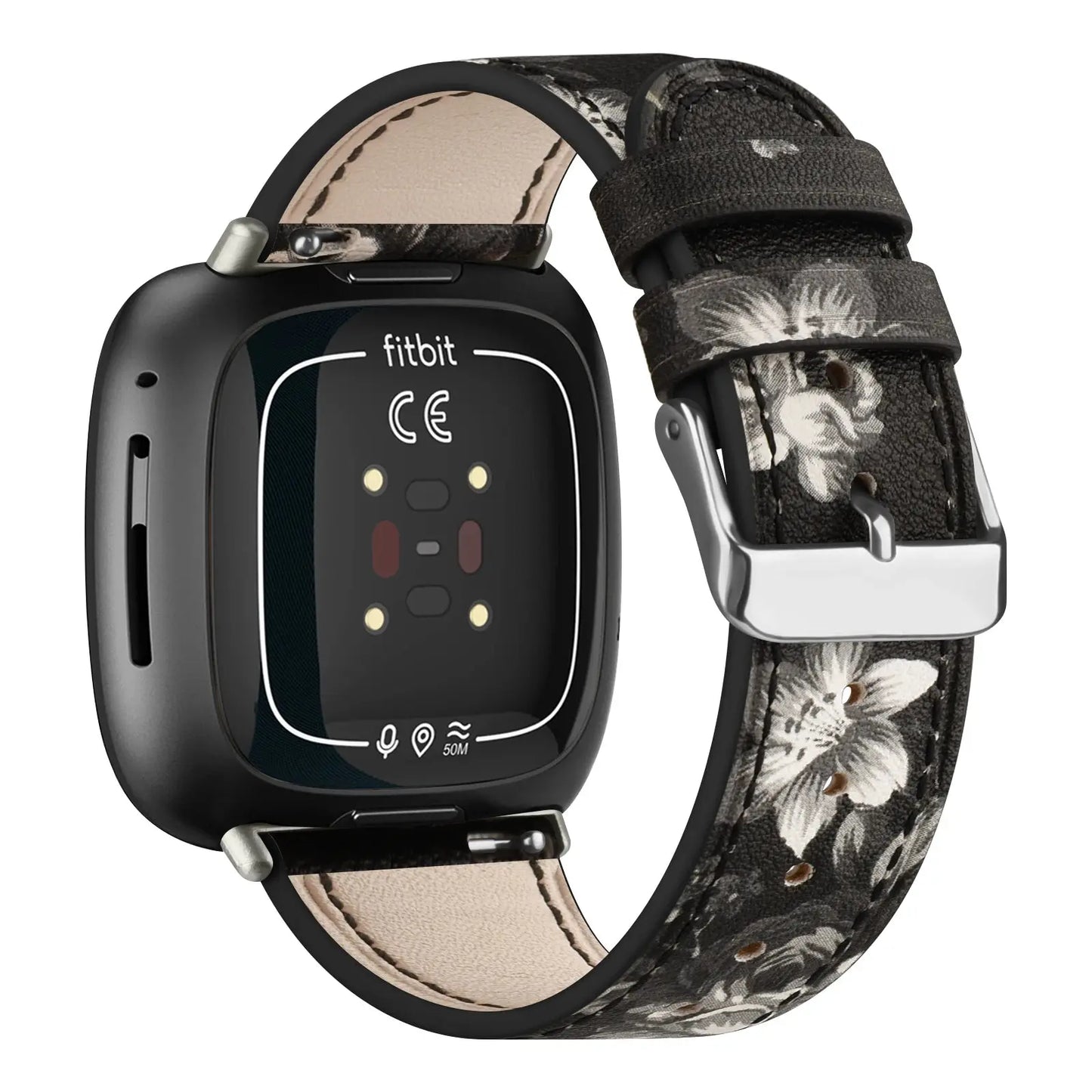 Genuine Leather Band For Fitbit Versa 3/Versa 4 Strap Bracelet For Fitbit Sense/Sense 2 Watch Band Adjustable Wristband SwiftNest