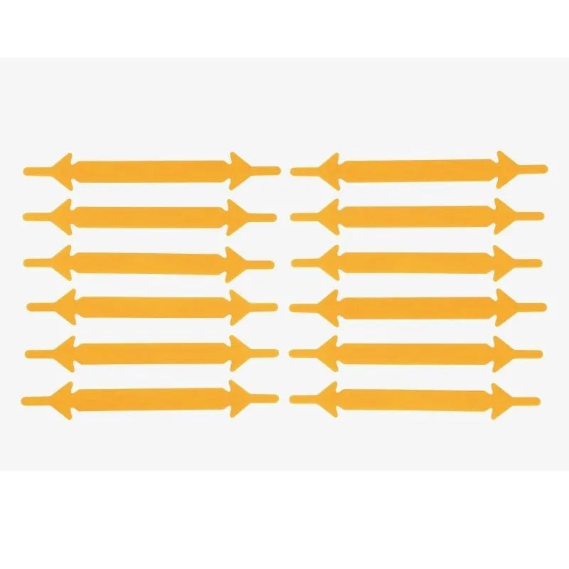 12Pcs Silicone Shoelaces for Shoes No Tie Shoe laces Elastic Laces Sneakers Kids Adult Rubber Shoelace One Size Fits All Shoes