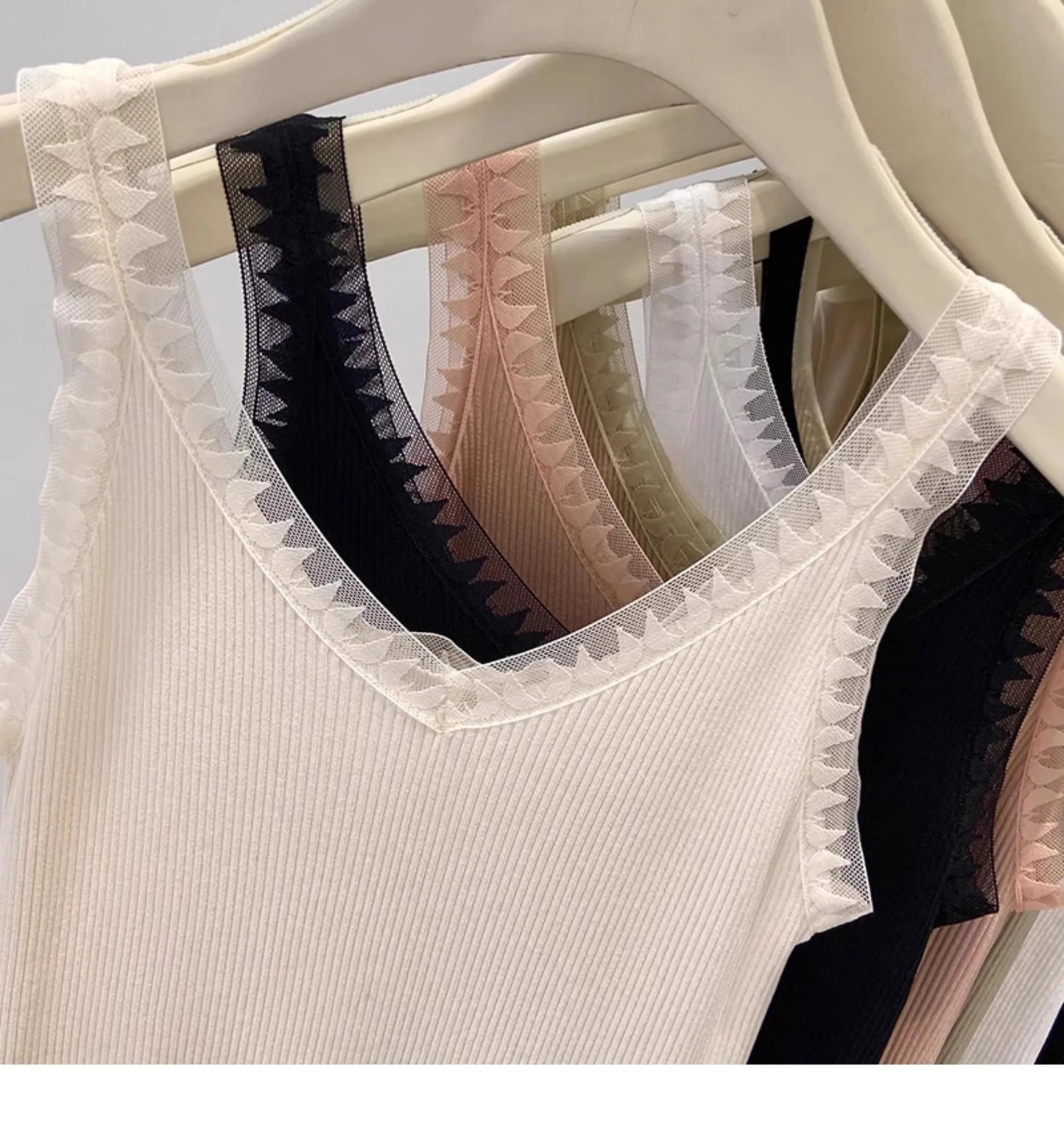 Women Summer Fashion Thin Knitted Undershirt Sleeveless Pullover Corset Top Half High Neck Comfortable Breathable Lace Tank Top SwiftNest