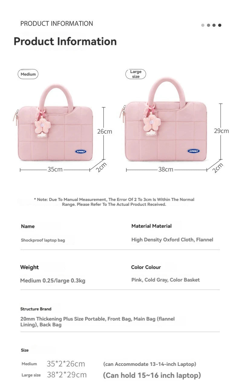 حقيبة كمبيوتر محمول مقاس 13.3 بوصة و14 و15 و15.6 بوصة وغطاء لجهاز ماك بوك إير برو وشاومي وهواوي وآسوس وحقيبة كمبيوتر محمول للرجال والنساء وحقيبة يد محمولة