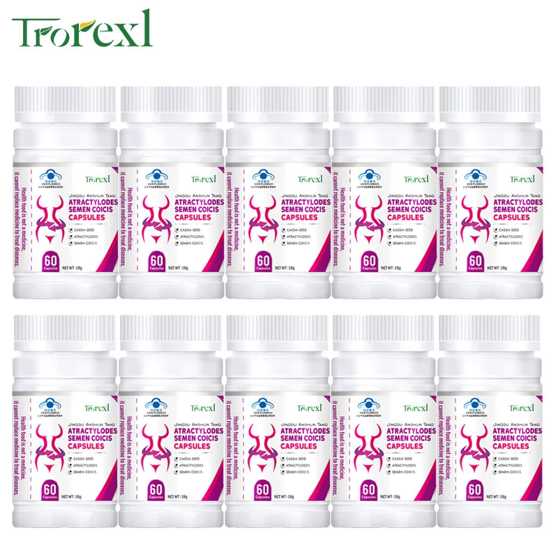 Natural Cassia Seed & Coix seed Pills, Detox Slim, Metabolism Booster, Burn Fat, 100% Herbal, Vegan & NO SIDE EFFECT