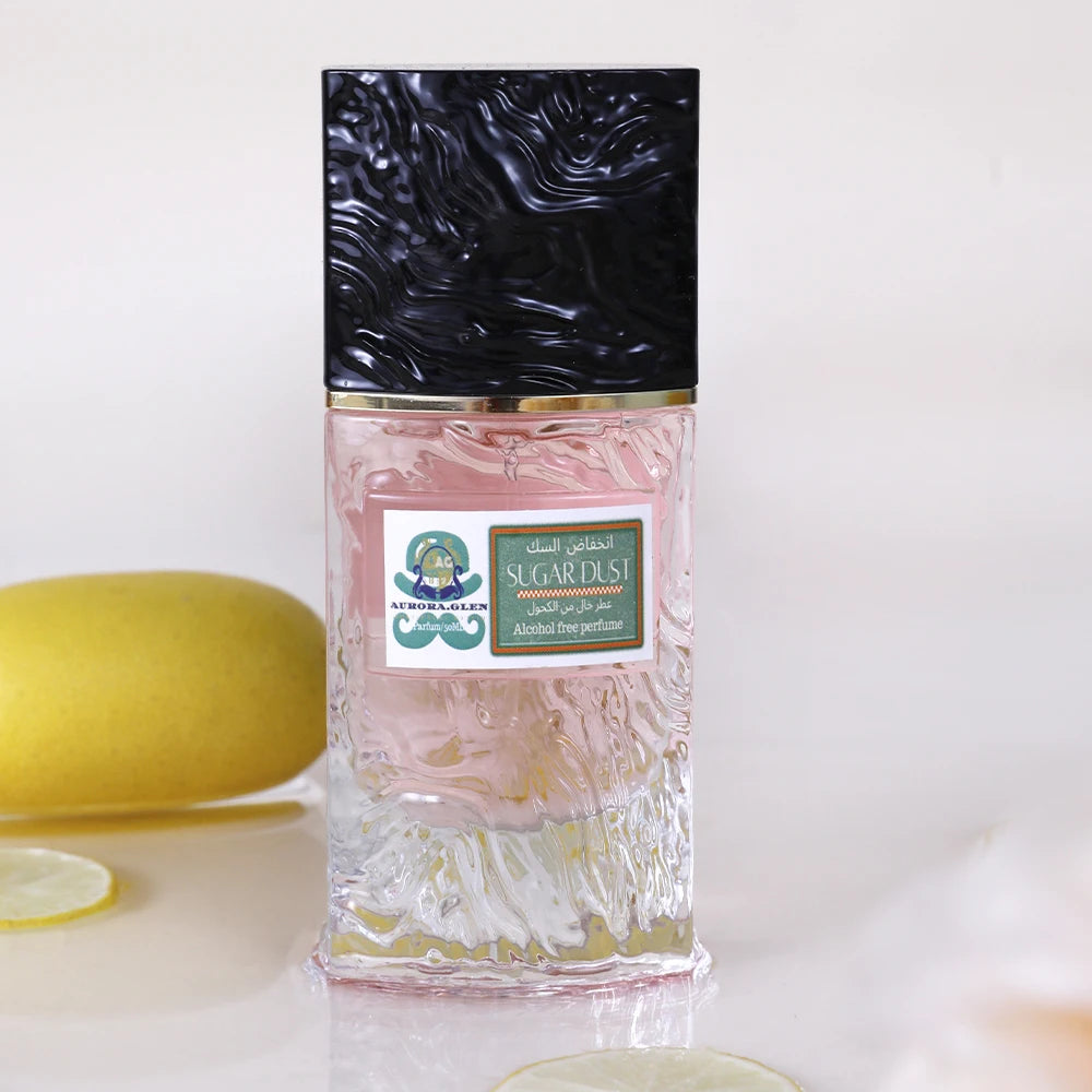 Sugar Dust Woody Floral Perfume - Long-Lasting Unisex Scent Fresh Rose Jasmine Lemon Warm Coniferous Woods Sweet Candied Citrus SwiftNest