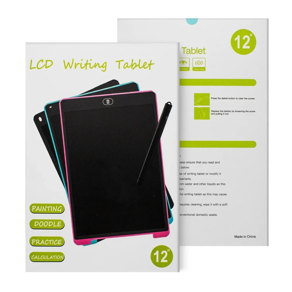 ألعاب للأطفال لوحة رسم إلكترونية مقاس 8.5 بوصة بشاشة LCD ولوحة رسم بيانية تعليمية للأطفال بخط اليد